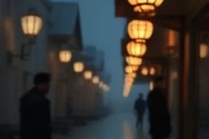《夏日终章》剧照：向日葵花田边停着的旧式自行车